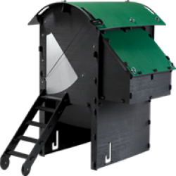 A small black and green building

AI-generated content may be incorrect.